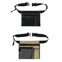 Cinturón de herramientas cuadrado de lona portátil, bolsa de herramientas multifuncional, equipo resistente al agua, kit de herramientas de electricista, bolsa de cinturón de herramientas de jardinería