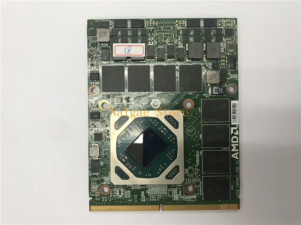 60% OFF  Original 109-C95847-00D-02 for AMD for FirePro w7170m M390X Laptop Video Card 4gb 5 whcd GPU 100% t