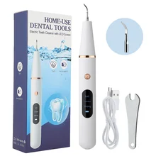 

Ultrasonic Electric Dental Scaler USB Whitening Tooth Calculus Remover Oral Hygiene Smoke Stains Tartar Cleaner Oral Care