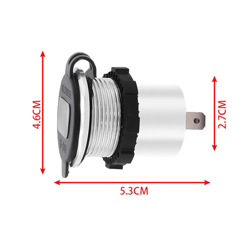 12/24V розетка для автомобильного прикуривателя Разветвитель QC 3,0 Dual USB быстрой Зарядное устройство Мощность разъем адаптера