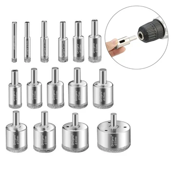 

Parts Diamond Hole Saw Hollow Core Extractor DIY Glass Tiles Household