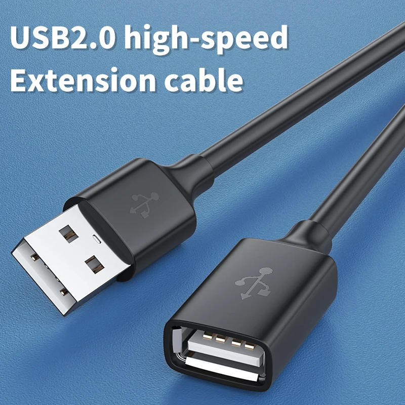 Kebiss USB Extension Cable USB Cable for Smart TV PS4 Xbox One SSD USB to Extender Data Cord Mini USB Extension Cable