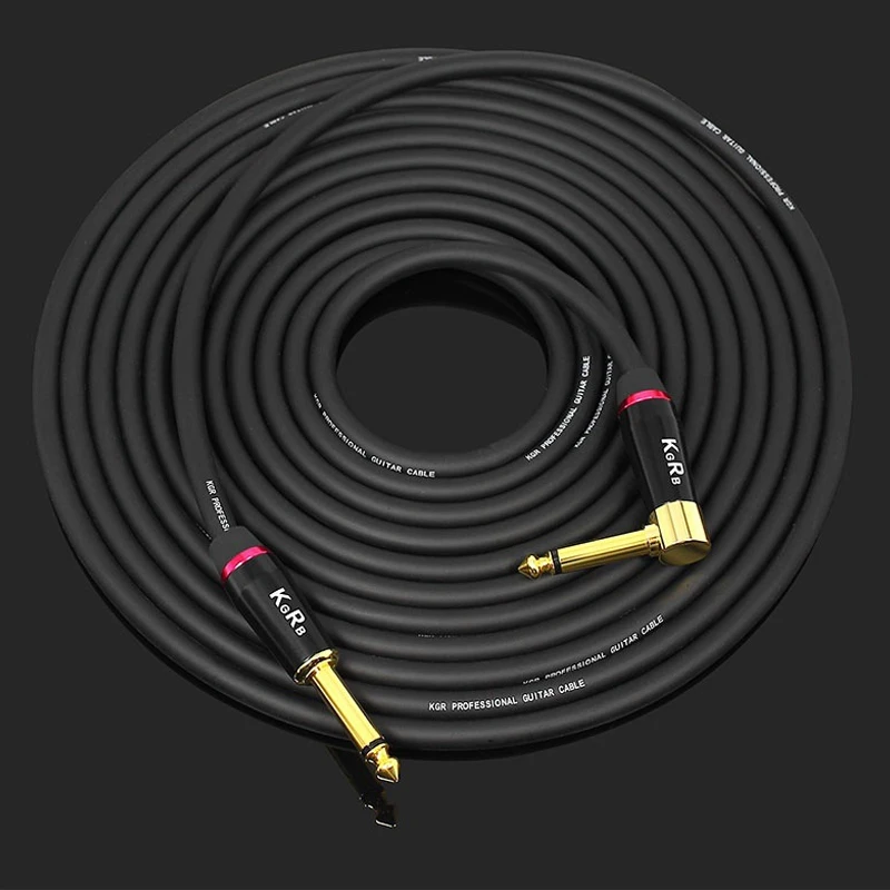 Electric guitar cable connecting line instrument bass keyboard drum Pure copper noise reduction shi