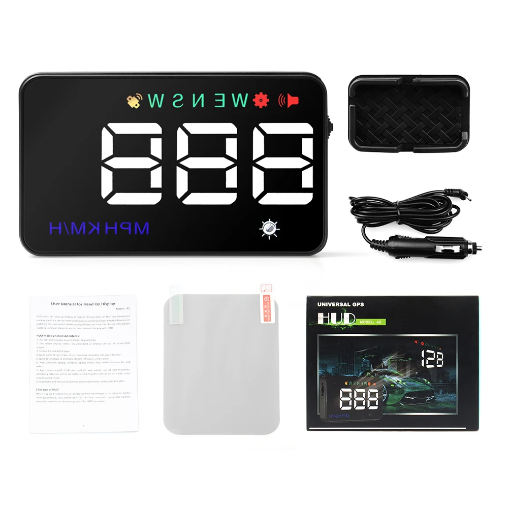 GPS HUD ڵ  ÷, º ǻ HUD ÷, ڵ  ڵ GPS ӵ  , A5, 3.5 ġ