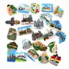 Magnetic 3d refrigerator sticker world tour fridge magnets Bhutan Japan Germany Turkey Australia travel souvenir collection gift ► Photo 1/6