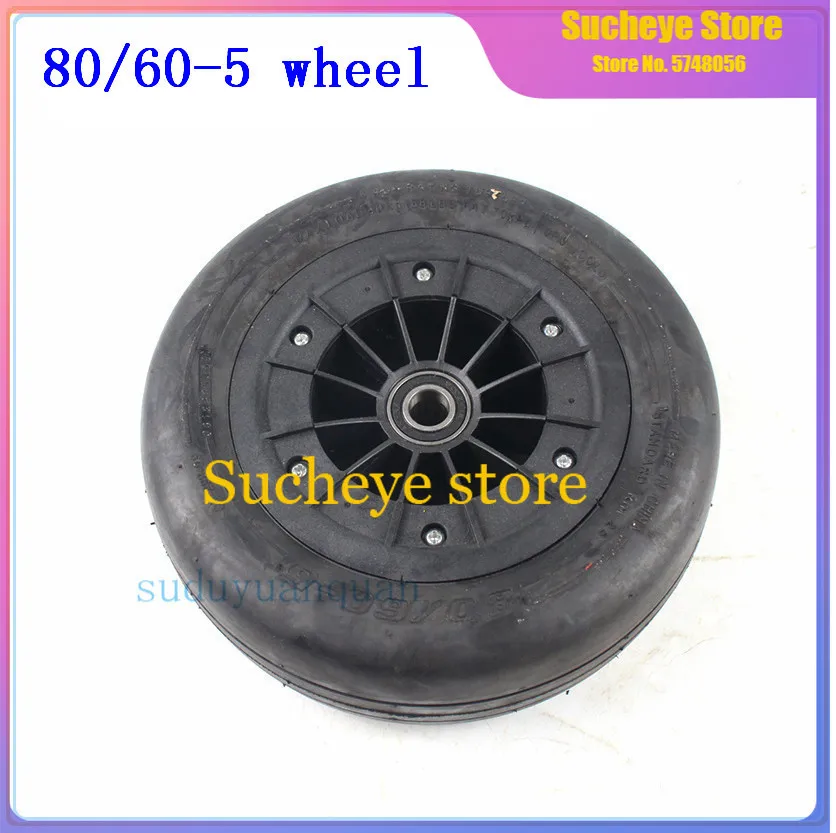 

DIY Go-kart wheels 80/60-5 tubeless tire vacuum tyre and hub fit for Electric Four-Wheel motorcycle electric scooter