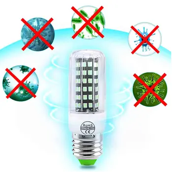 

LEDs Health Care Kill Mite Sterilizing UV Light Home Office UVC Germicidal Lamp 255nm Corn Shape Disinfection Bulb Ozone