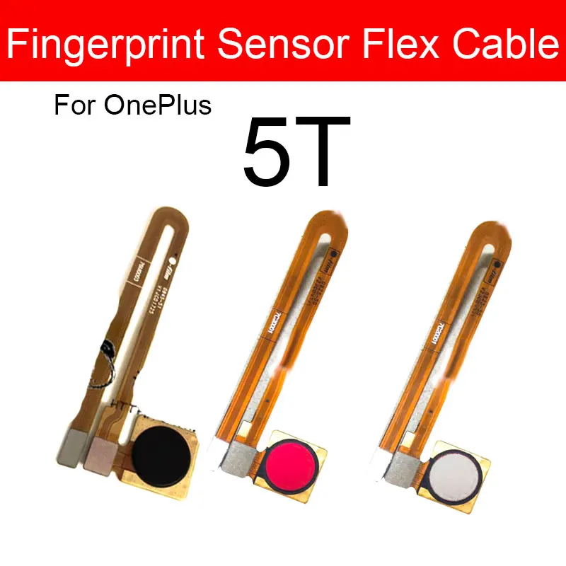 Premium Home Button Fingerprint Sensor with Frame and Flex Ribbon Cable Repair Kit