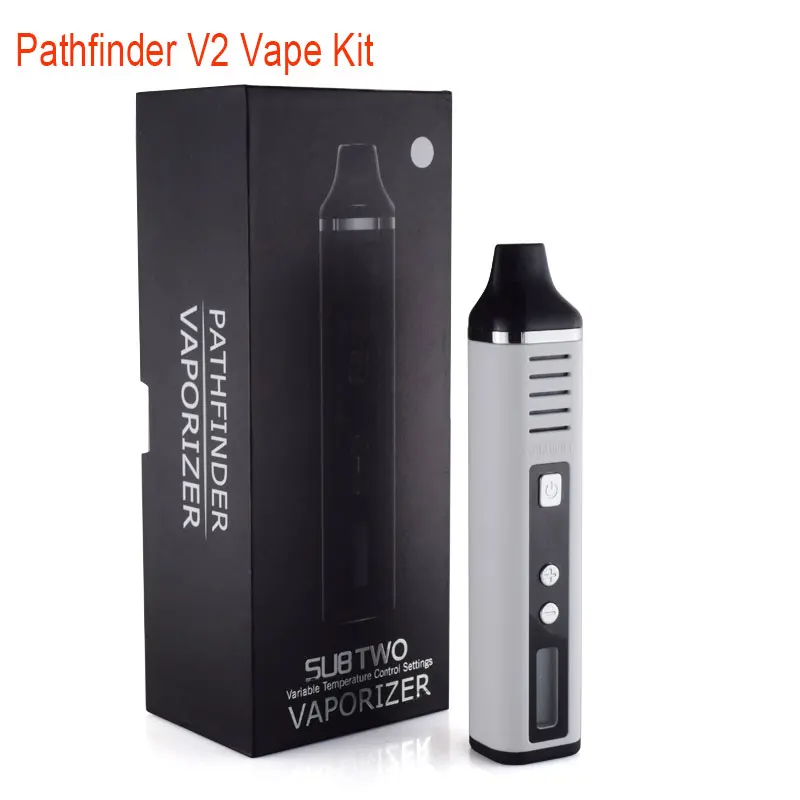

Vape Vaporizer Kit Pathfinder V2 II Herbal Starter Kits 2200mAh Dry Herb E Cigarette LCD Screen Temp Control Titan 2 Vaporizer