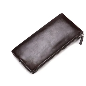 

Men's Wallet Korean Business Slim Mobile Phone Bag Multifunctional Large Capacity Card Holder RFID Front Pocket Wallet Thin