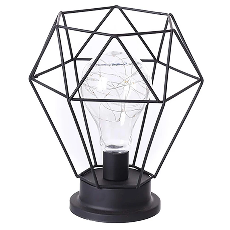 

Holiday Iron Art Minimalist Hollow Table Lamps Reading Lamp Night Light Bedroom Desk Lighting Home Decoration