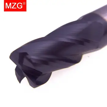 

MZG Cutting Lengthen End Mill 75L HRC55 4 Flute 1mm Tungsten Steel Spiral Tools Milling Cutters Round Ball Nose