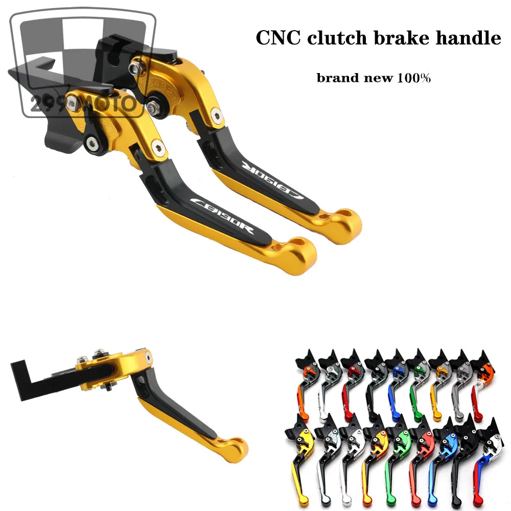 

Adjustable clutch brake levers for motorcycle forHonda CB 190R CB190R CB 190 R 2015-2017 2016 with CNC extendable Logo