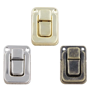 

Taiping buckle metal packaging box buckle gift box lock accessories wooden box iron square buckle wooden box buckle - 10 PCs