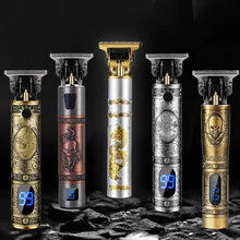 

Dragon Hair Trimmer Small And Easy Carry Hair Cutting Machine Buddha hair Clipper Professional USB Trimmer Beard Shaver T9