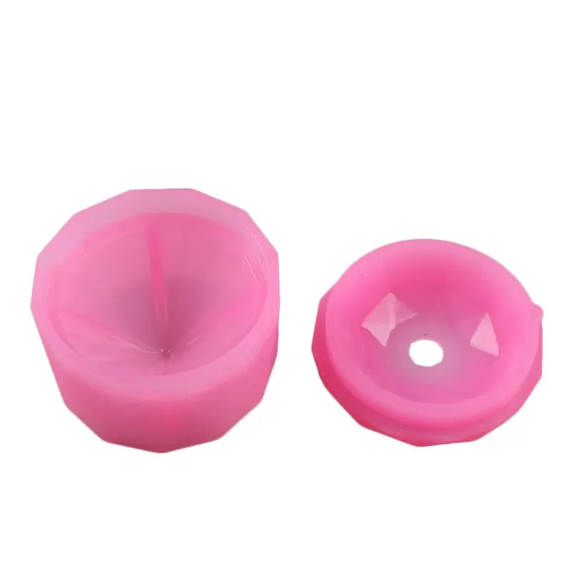 

Large Faceted Diamond Ball Silicone Resin Molds Ice Tray Jewelry Making Tools
