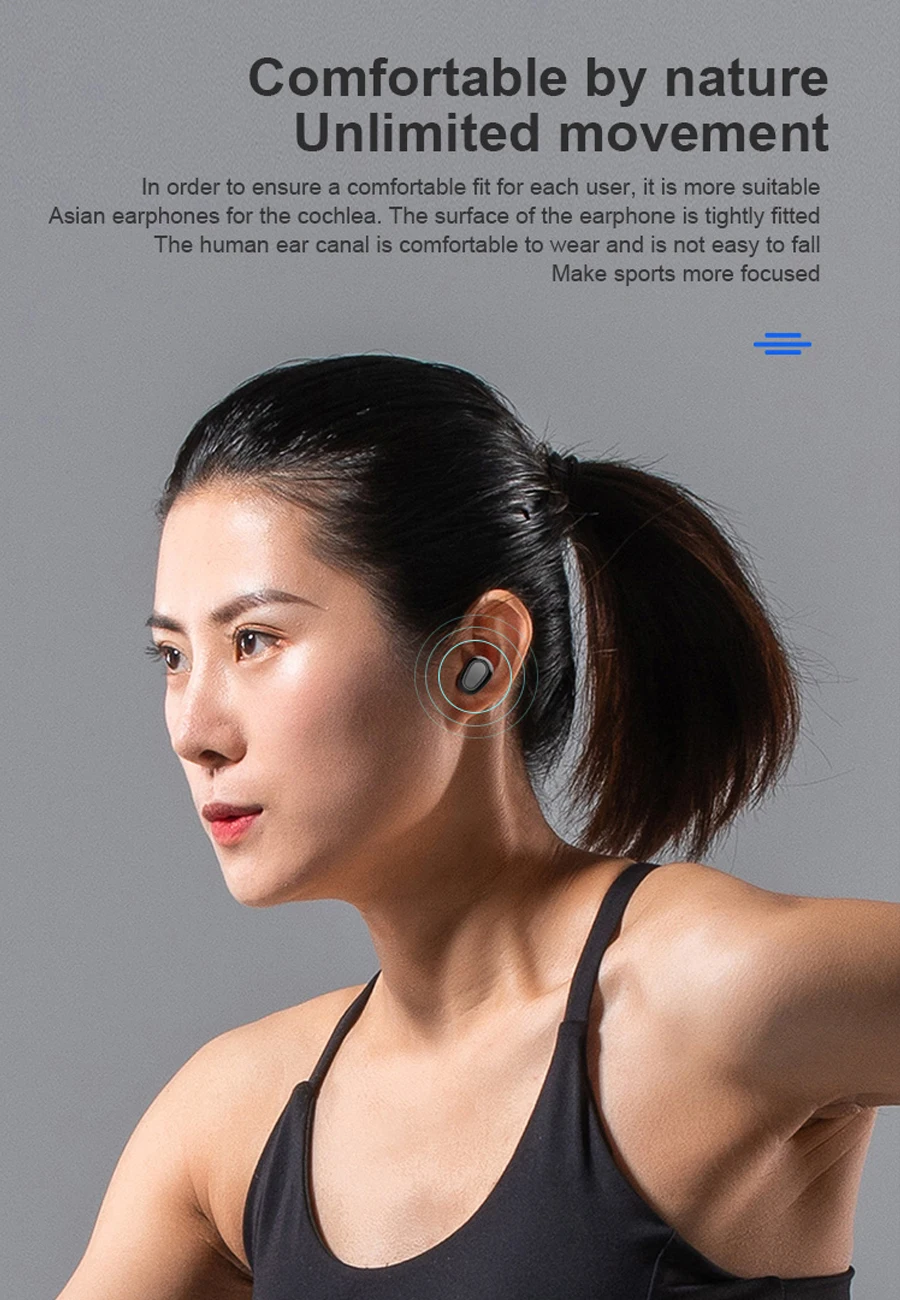 Bluetooth наушники TWS беспроводные наушники HiFi бас гарнитура стерео беспроводные наушники с микрофоном зарядный чехол
