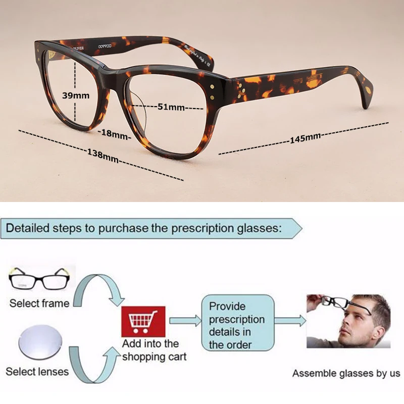 Новые брендовые винтажные очки, оправа для мужчин, оправа для очков, компьютерная близорукость, оправа для очков, женские прозрачные ретро очки для мужчин ov5205