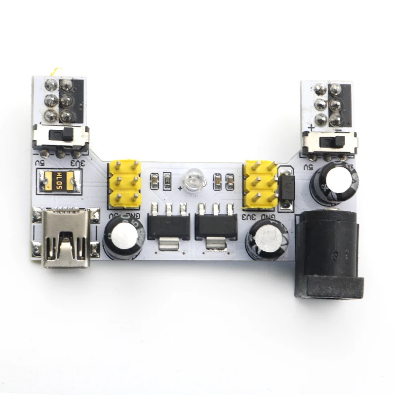 MB102 мини USB интерфейс макет модуль питания MB-102 модуль для Arduino Белый DC 7-12 В 2 канала доска