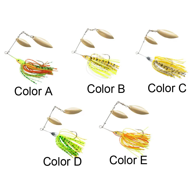 WESTBASS 1PX Spinnerbait 13.5g Spoon Spinner Wobbler Sinking Bass Fishing Lure Metal Jigging Swimbait Swivel Trolling Isca Pesca 2