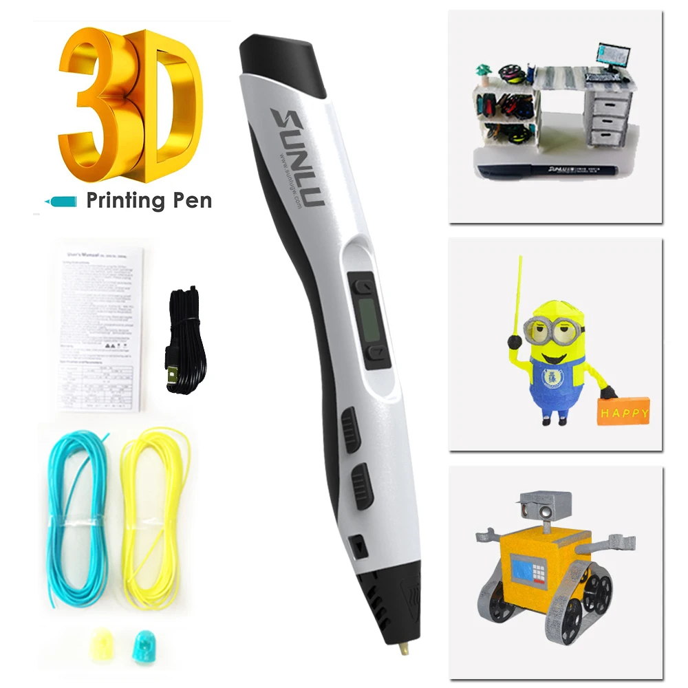 Новинка оригинальная 3d ручка для рисования с USB умная безопасная игрушка из ABS