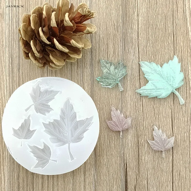 

JAVRICK Maple Leaf DIY Silicone Mold Craft Mould Resin Necklace Jewelry Pendant Making
