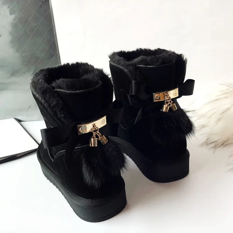 Брендовые зимние сапоги на меху; женская обувь; замшевые кожаные женские ботильоны; зимняя обувь; теплая женская зимняя обувь