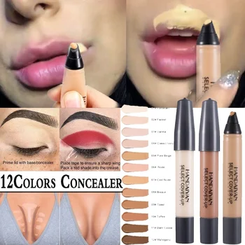 

Face Foundation Liquid Concealer Pen Matte Long Lasting Contour Tattoo Concealer for Eye Lip Dark Circle Cover Waterproof Makeup