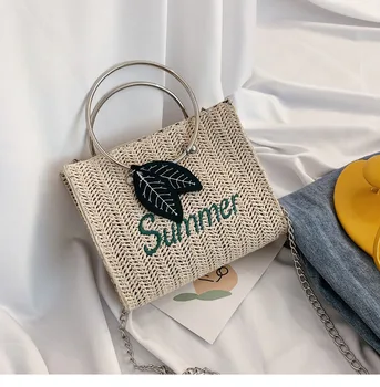 

Bohemian Straw Bag Female 2019 New Wild Air Beach Bag