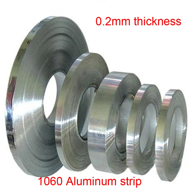 

0.2mm thickness 10mm 15mm 20mm 50mm width 1060 aluminium strip aluminum tape al roll aluminum foil sheet