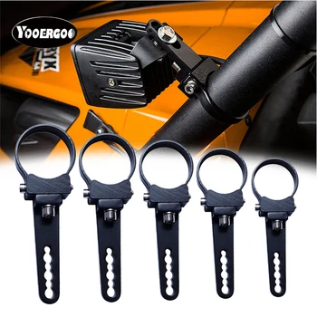 

1-3 Inch Offroad Light Bracket Car Bumper Round Bullbar LED Light Bar Rotate Clip Holder Bull Bar Driving Work Lamp Clamp Holder
