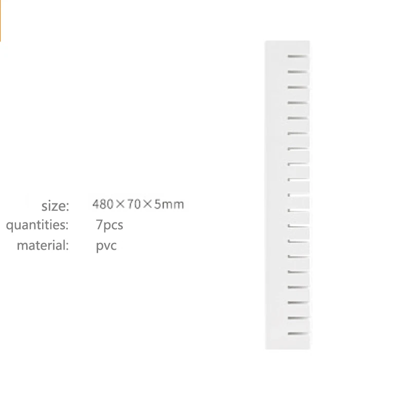 7pcs Xiaomi youpin fizz разделители секций для хранения 7 шт. бесплатный комбинированный гардероб вспененный ПВХ водонепроницаемая гладкая текстура легко чистить - Цвет: 7pcs