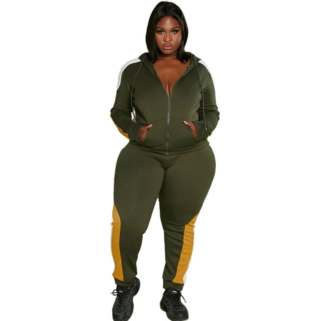 Plus Size Tracksuit Women Clothing Pant Suit Long Sleeve Hooded Sweater Ladies  Jogging Suits Sport Outfit Dropshipping Wholesale - AliExpress
