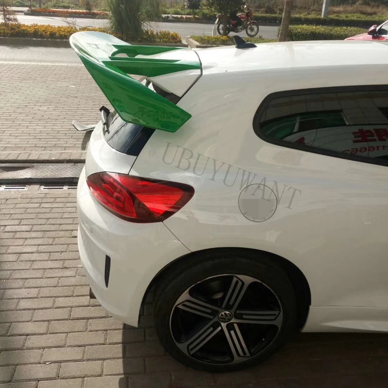 Автомобильный Стайлинг подходит для Volkswagen Scirocco 2010+ ABS Materoal задний спойлер на крышу багажника