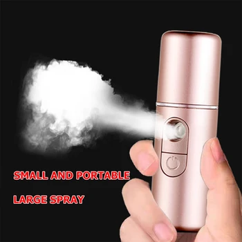 

20ml Lipstick Nano Steamer Hydrating Face Mist Spray Nano Mister Facial Steamer Face Humidifier Instrument Spot Cleaner