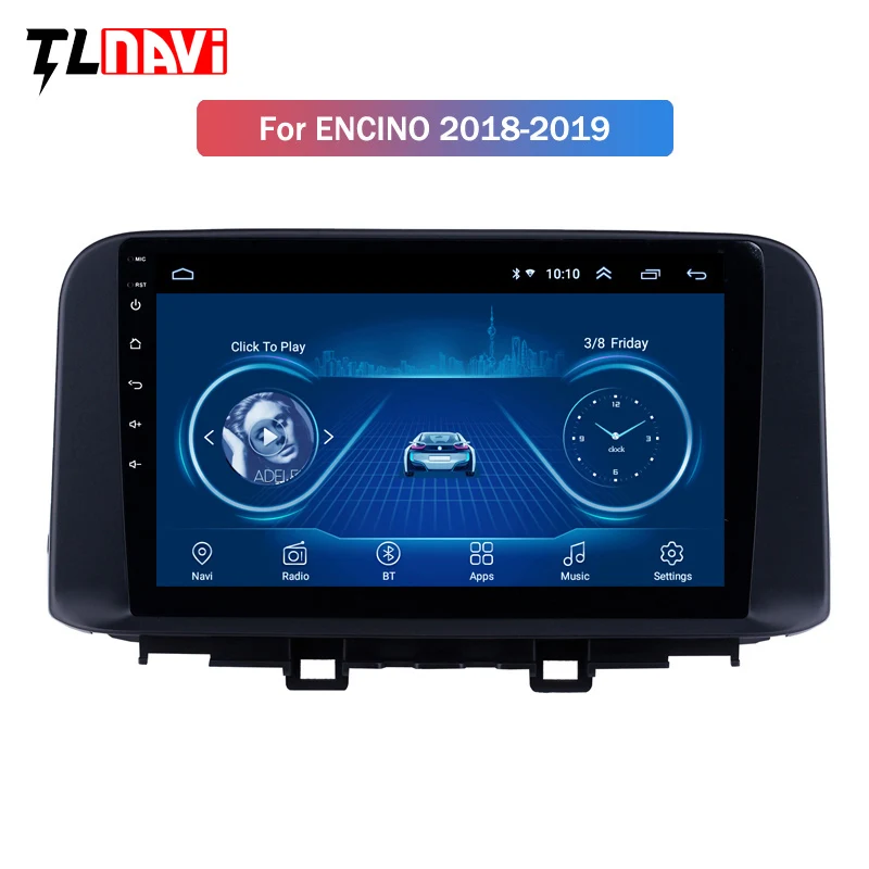 Android 8,1 para Hyundai ENCINO 2018 Corea 2019 GPS Navi reproductor Multimedia estéreo apoyo Carplay TPMS cámara trasera - 1