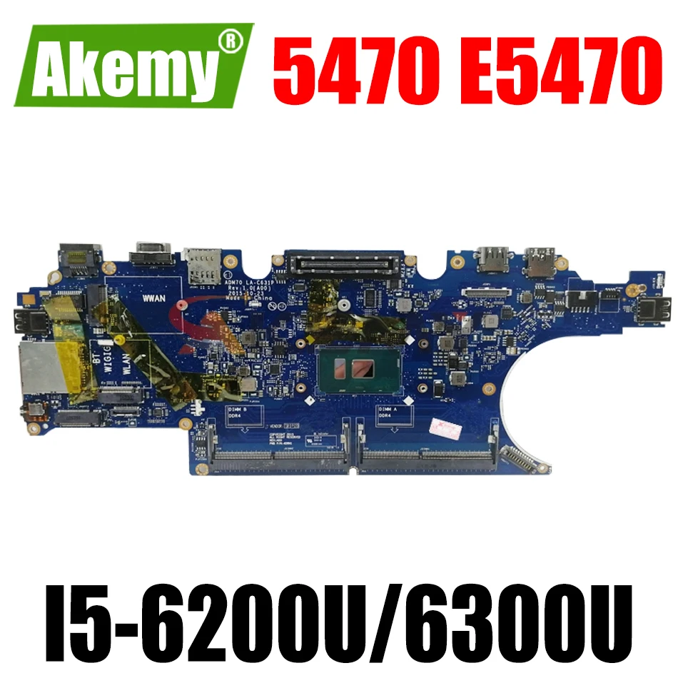 CN-0C0NC4 0HCP0K Mainboard FOR DELL Latitude 5470 E5470 Laptop Motherboard With I5-6200U/6300U LA-C631P 100% Fully Tested | Компьютеры и