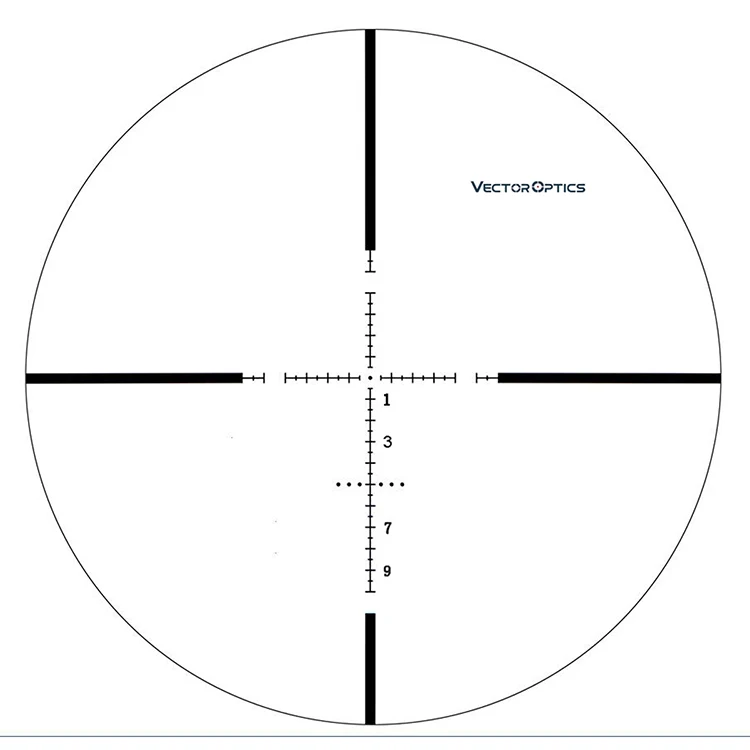 10 шт. Вектор Оптика стрелок 10x44 оптические прицелы охота с четким изображением MPN1 сетка 1/10MIL боковым фокусом 10yds 30 мм