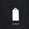 2x4cm White