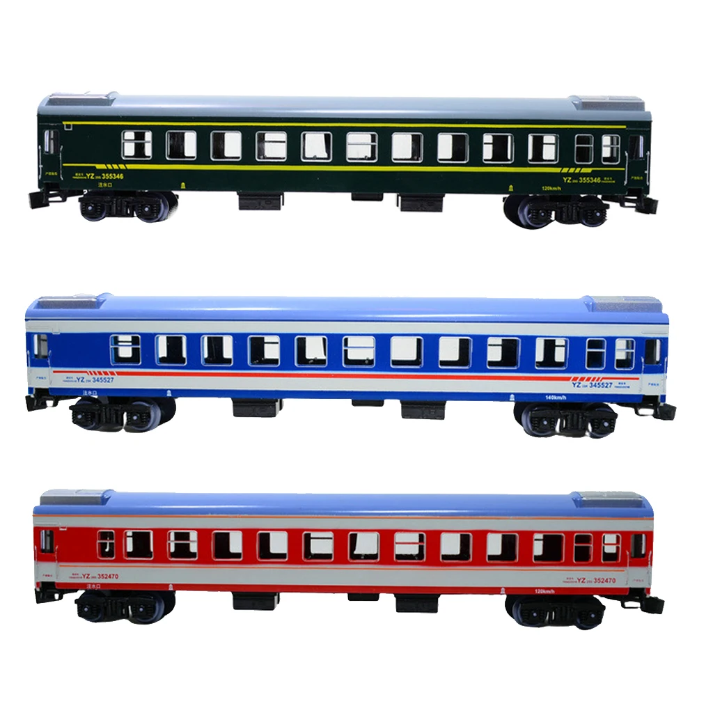 1:87 Model Train Toy YZ25G Passenger Car Locomotive Diesel Toy Gifts Kids