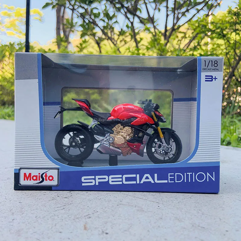 Maisto 1:18 Ducati Monster 2021 Super Naked V4 S original