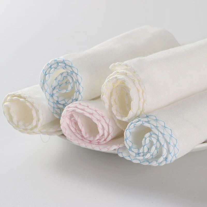  Cotton gauze towel handkerchief infant products Newborn towel 100% cotton 3 colors available 10 loa