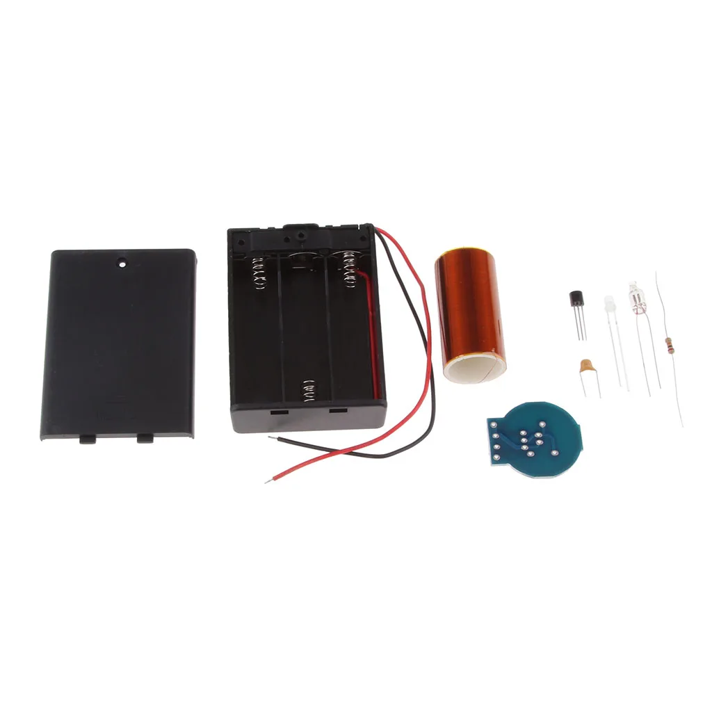 Mini SSTC Table Tesla Coil DIY Kit No Arc Light from a Distance Assembled