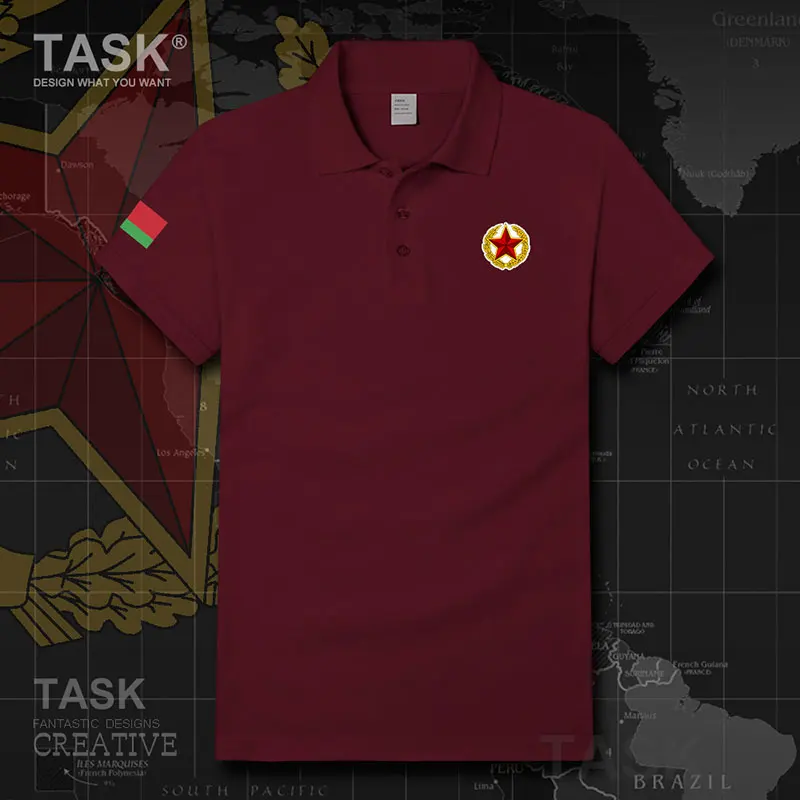 Рубашка мужская с коротким рукавом хлопковая блуза в стиле милитари Беларуси