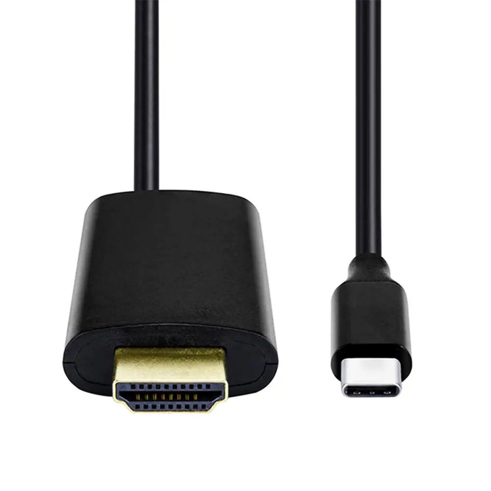 2 м тип-c к HDMI кабель адаптер 4 к HD конвертер Plug And Play кабель поддержка зарядки для ноутбука планшета мобильных телефонов