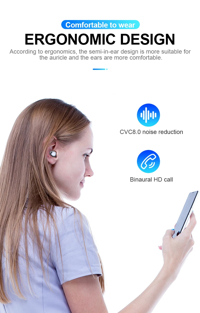 TWS наушники 4 в 1 с поддержкой Bluetooth и микрофоном|Наушники гарнитуры| |