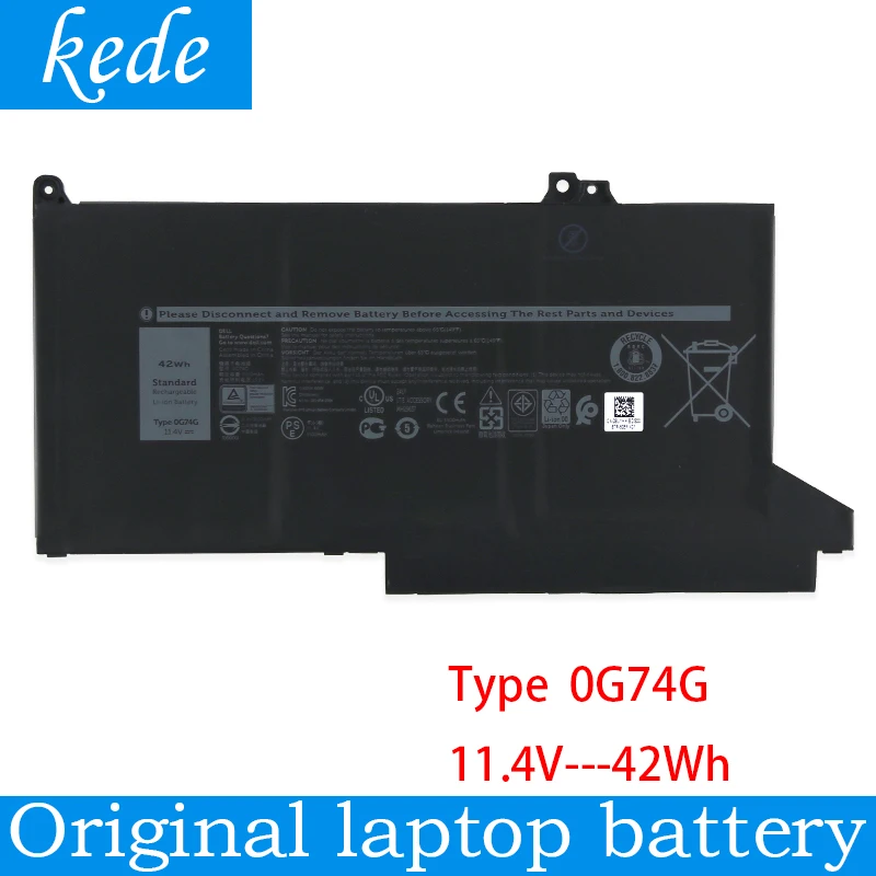 Kede 0G74G Аккумулятор для ноутбука Dell Latitude E7280 E7380 E7480 E7290 E7390 E7490 DJ1J0 F3YGT 451-BBZL PGFX4 ONFOH