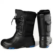 Зимние уличные зимние ботинки; Тактические армейские ботинки для рыбалки; камуфляжная походная обувь для походов и охоты; водонепроницаемые теплые ботинки для катания на лыжах