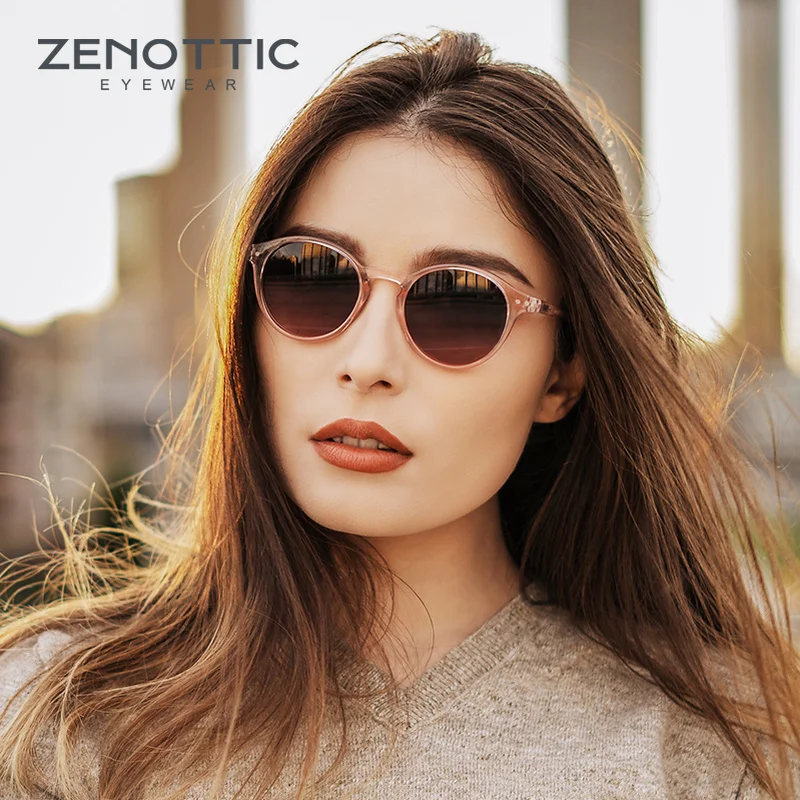 Солнцезащитные очки ZENOTTIC BT4203S для мужчин и женщин модные поляризационные круглые