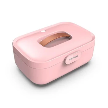 

220V Cellphone UV Sterilizer Box Clothes Underwear Disinfection Cabinet Box 2 Layers Household Disinfection Drying Box for Trave